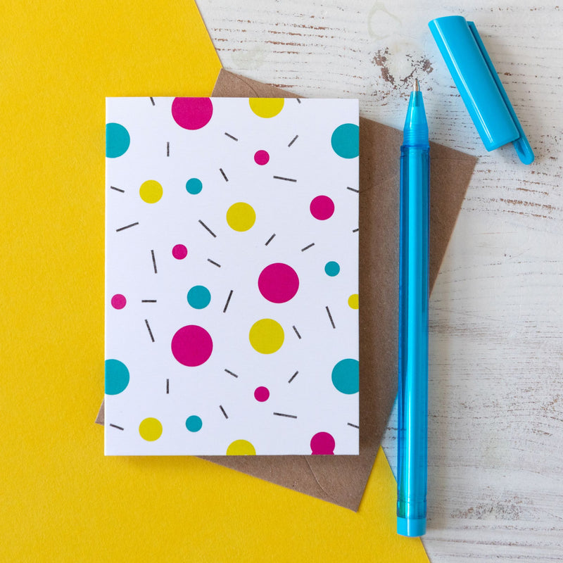 Rainbow notebook | Striped Notebook | Gold Foil | Elastic enclosure | Confetti Pattern