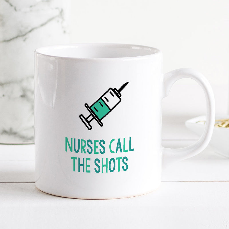 Nurse mug | Nurses Call The Shots - Bettie Confetti