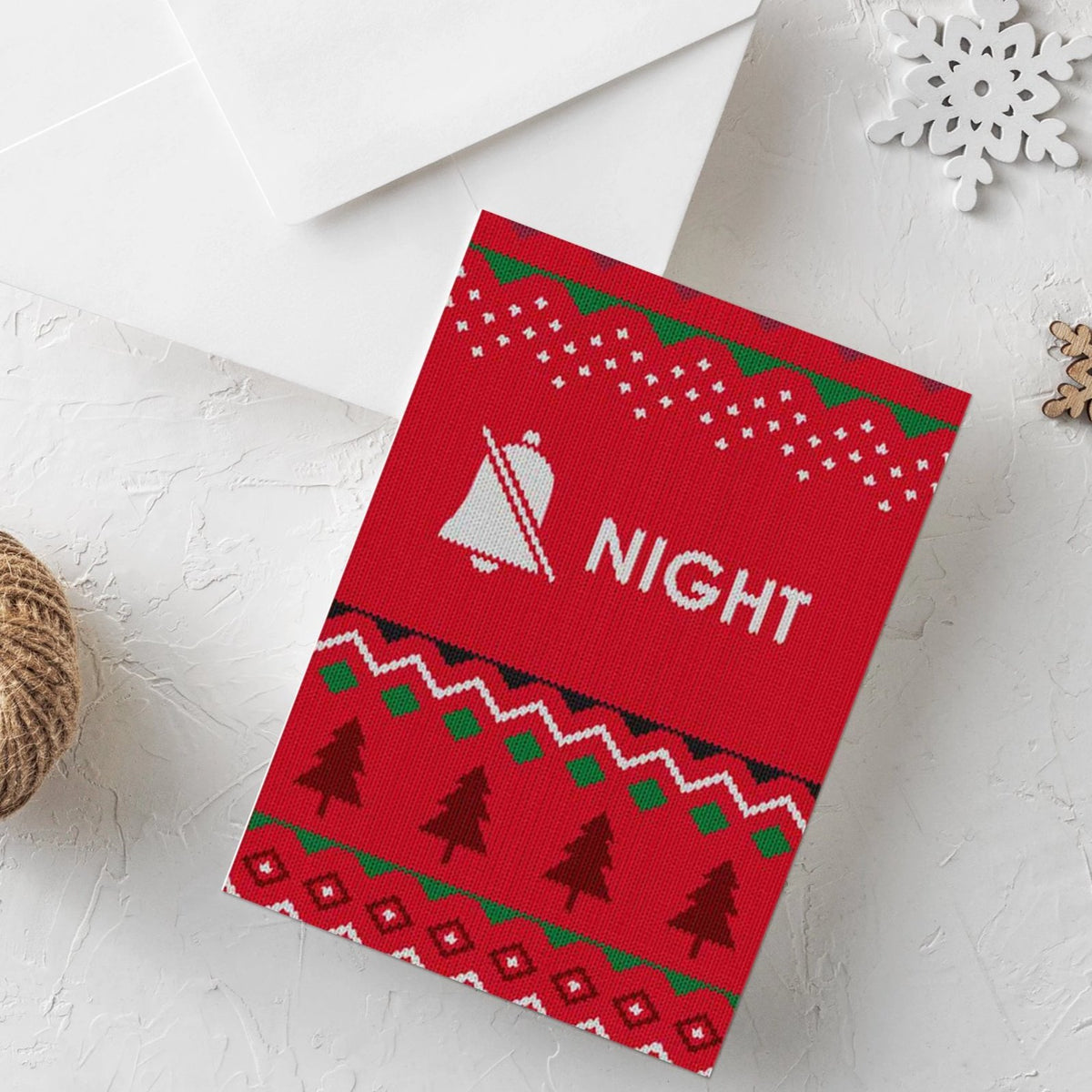 Funny Christmas Card | Silent Night - Bettie Confetti
