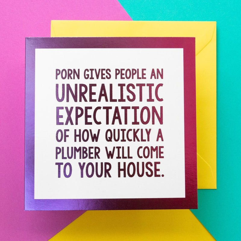 Funny New Home Card | Unrealistic Expectations - Bettie Confetti