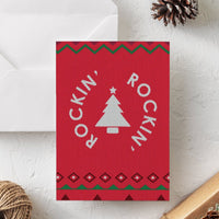 Funny Christmas Card | Rockin Around the Christmas Tree - Bettie Confetti