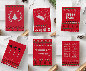 Funny Christmas Cards | Pack of 12 - Bettie Confetti
