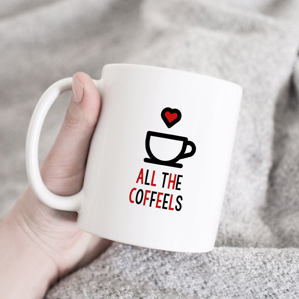 Coffee Lovers Mug | All The Coffeels - Bettie Confetti
