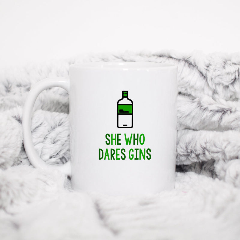 Cute Gin Mug | She Who Dares Gins - Bettie Confetti