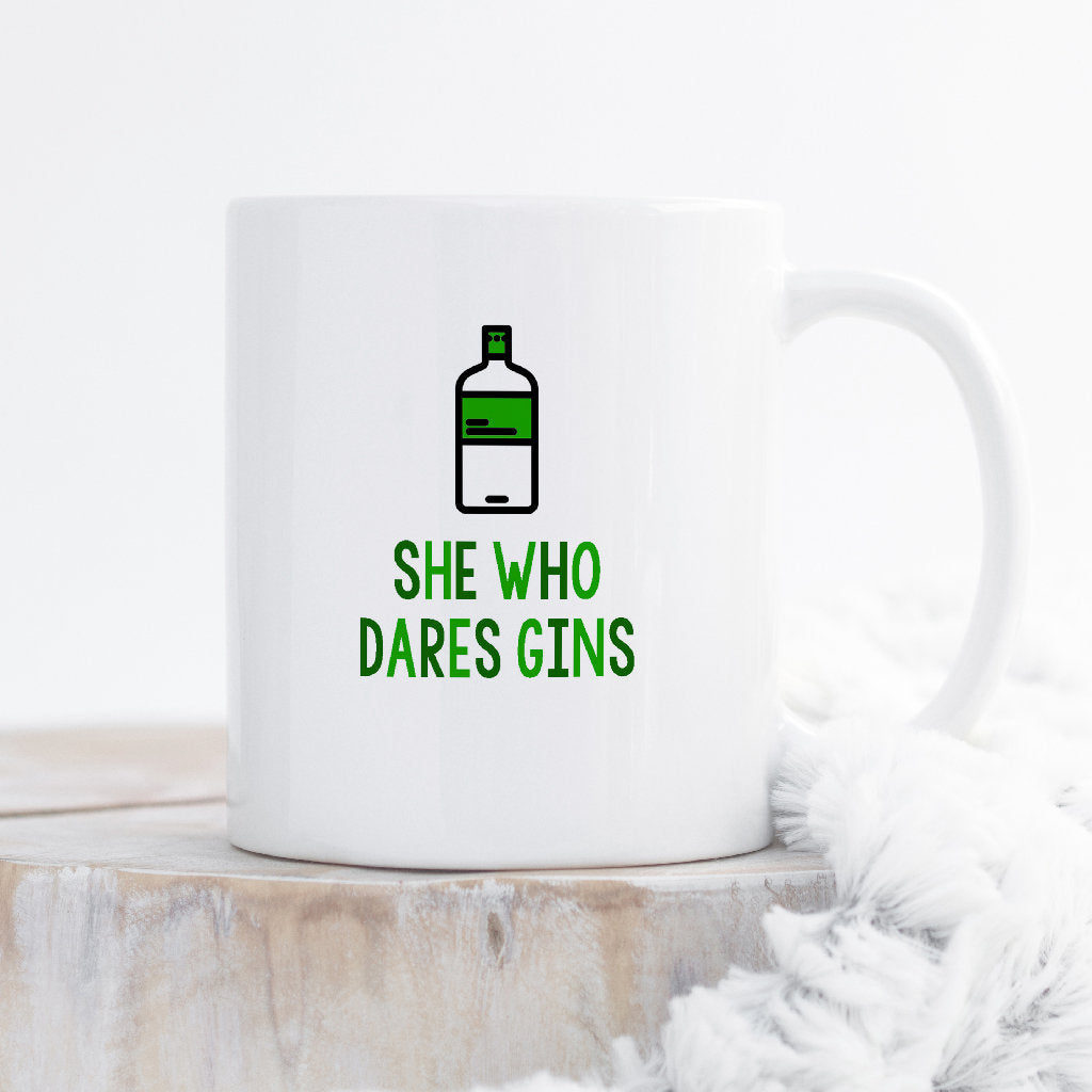 Cute Gin Mug | She Who Dares Gins - Bettie Confetti