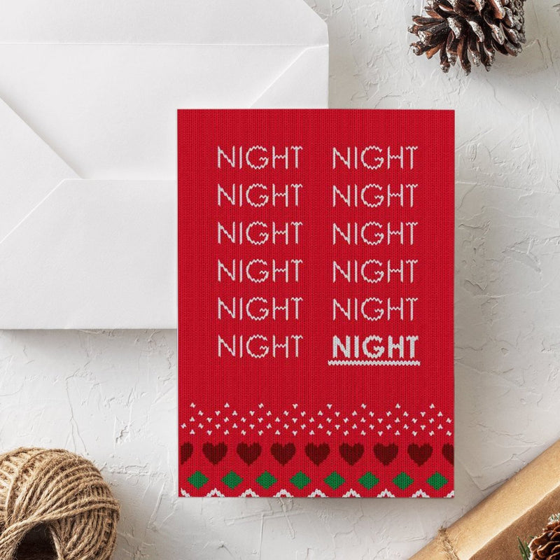 Funny Christmas Card | Twelfth Night - Bettie Confetti