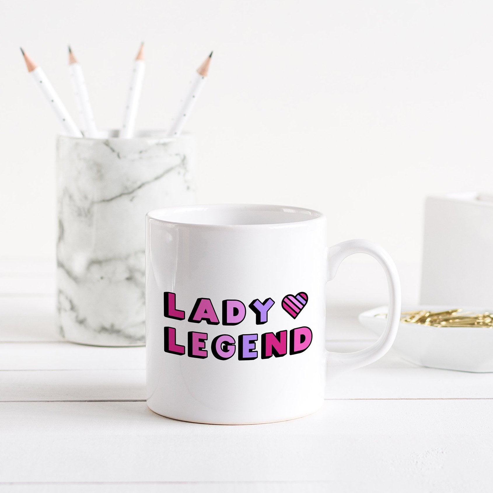 Girl Boss Mug | Lady Legend - Bettie Confetti