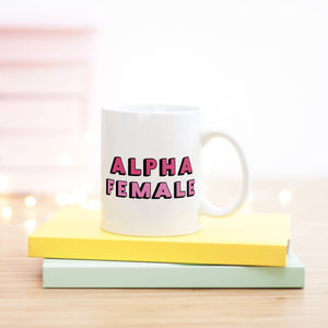Funny Girl Boss Mug: Alpha Female - Bettie Confetti