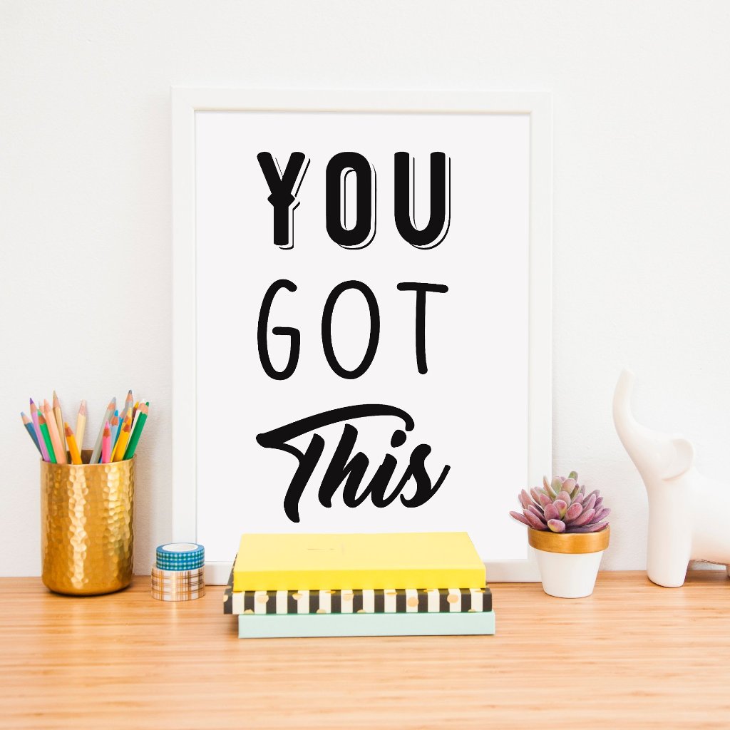 Inspirational Print | You Got This - Bettie Confetti