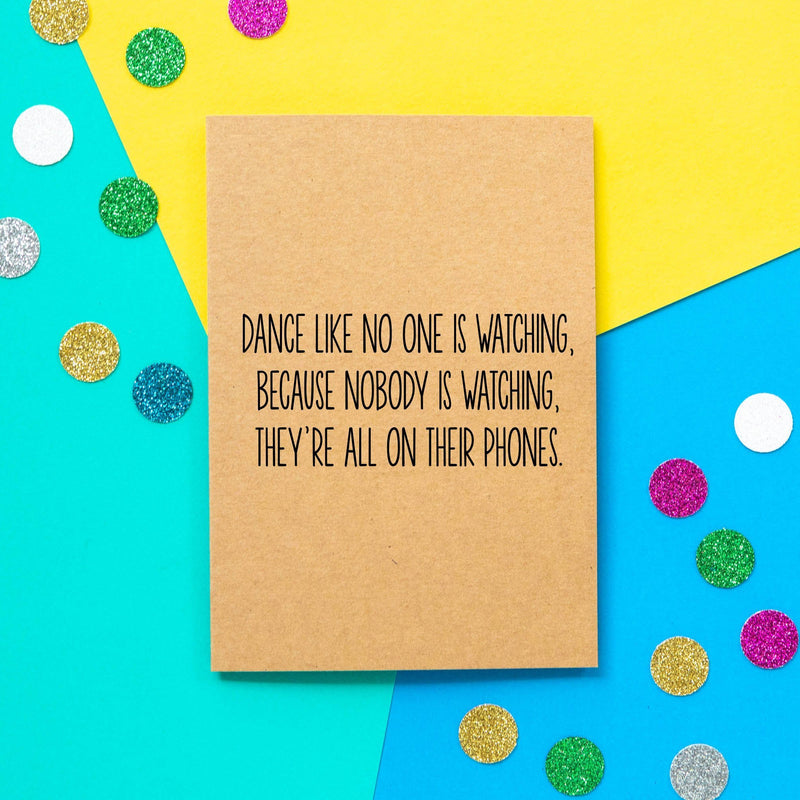 Funny Birthday Card | All On Their Phones - Bettie Confetti