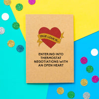 Funny Valentine's Day | Thermostat Negotiations - Bettie Confetti