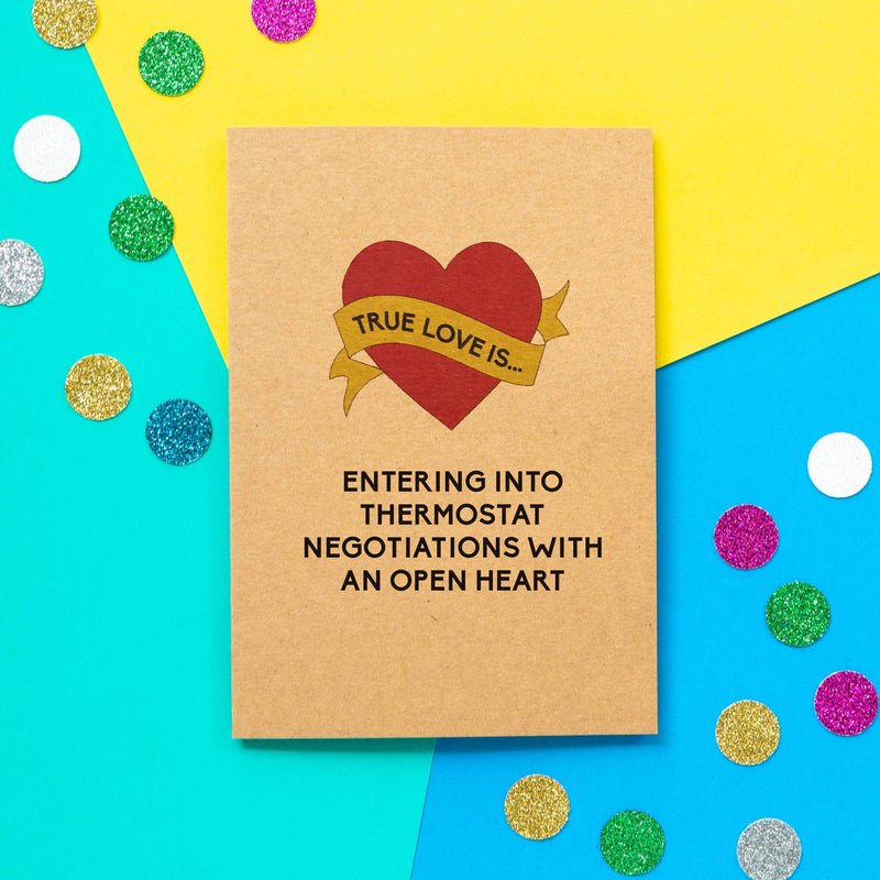 Funny Valentine's Day | Thermostat Negotiations - Bettie Confetti