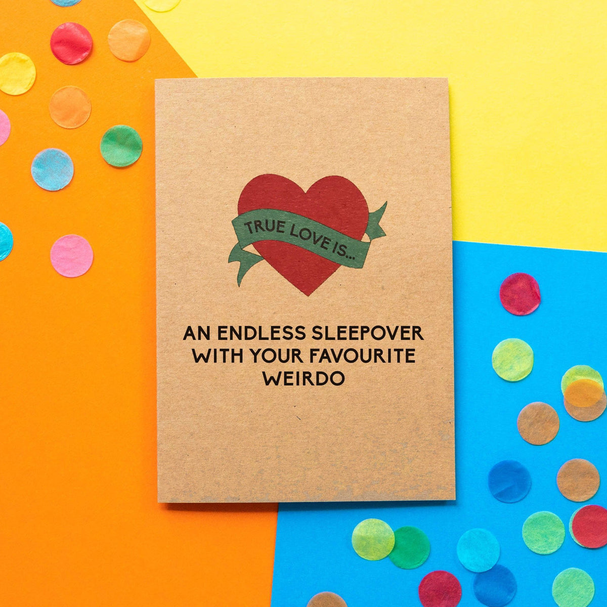 Funny Valentine's Day Card | Your Favourite Weirdo - Bettie Confetti