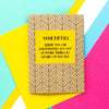 Funny 50th Birthday Card: I'm Too Old - Bettie Confetti